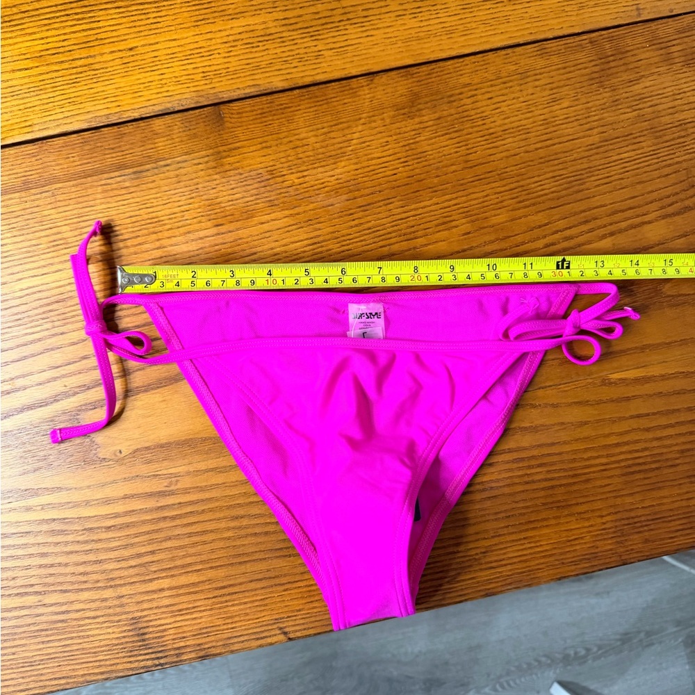 Surf Style Pink Bikini Bottom